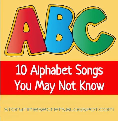 Story Time Secrets: 10 Alphabet Songs You May Not Know Young Toddler Activities, Storytime Themes, Toddler Themes, Songs For Toddlers, Infant Room, Phonics Song, Flannel Boards, Early Literacy Activities, Preschool Alphabet