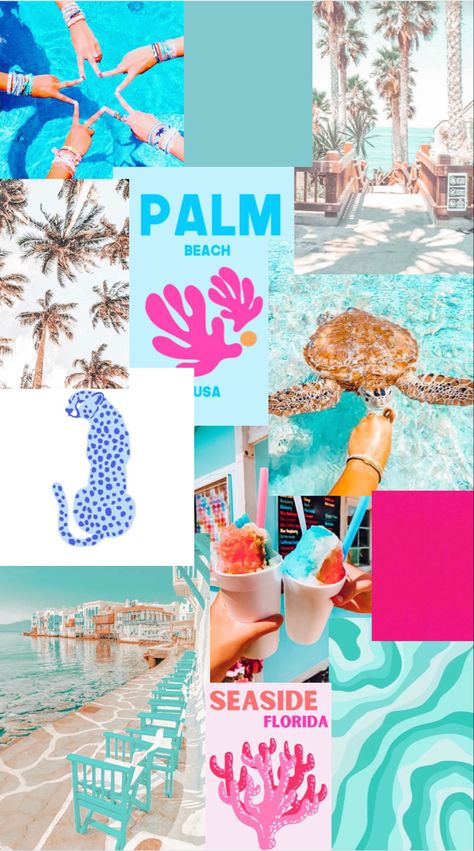 Aesthetic Photo Collage, Preppy Beach, Preppy Wallpaper, Aesthetic Photo, Photo Collage, Wallpapers, Collage, Iphone