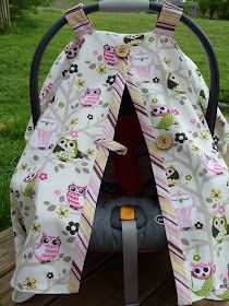 Diy Carseat Canopy, Car Seat Canopy Pattern, Car Seat Cover Pattern Free, Bunny Baby Quilt, Diy Car Seat Cover, Cute Car Seat Covers, Car Seat Cover Pattern, Baby Gifts To Make, Baby Carrier Cover