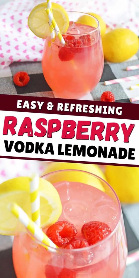 Vodka Lemonade Drinks, Raspberry Vodka Drinks, Raspberry Lemonade Vodka, Rasberry Lemonade, Raspberry Lemonade Punch, Vodka Mixed Drinks, Raspberry Juice, Party Nibbles, Raspberry Drink