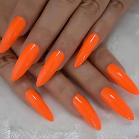 Stars Nails, Nail Art Halloween, Nail Art Gel, Nagel Tips, Manicure Tips, Fake Nails With Glue, Shiny Nails, Coffin Nails Long, Nail Length