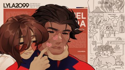 Miguel X Lyla, Miguel And Lyla, Spiderman Aesthetic, Spiderman 2099, Miguel O Hara, Spiderman 3, Heart Shaped Sunglasses, Marvel Comics Art, Spiderman Art