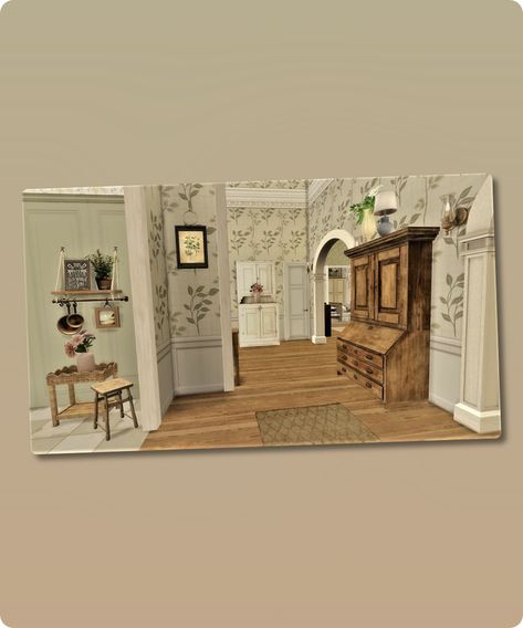 Sims 4 House CC: French Country House Sims 4 Country House, House Sims 4 Cc, Sims 4 House Cc, Sims4 Houses, House Sims 4, Sims 4 House, Cc Packs, Hall House, Sims 4 Cc Download