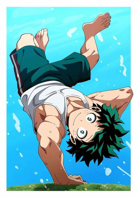 My Hero Deku, Deku Art, Mha Reference, Deku Fanart, Hero Deku, Deku Boku No Hero, Dynamic Action, Academia Wallpaper, Midoriya Izuku