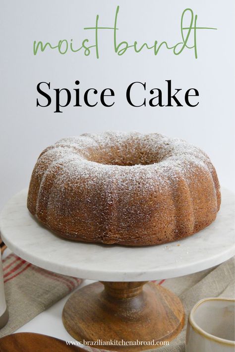 Spiced Pound Cake, Easy Spice Cake, Homemade Spice Cake, Cloud Dessert, Spicy Cake, Spice Cakes, Moist Spice Cake, Spice Cake Recipe, Easy Bundt Cake Recipes