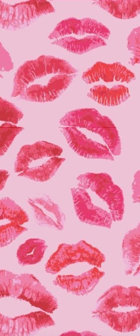 Hot Pink And Red Aesthetic, Pink Wigets Pictures, Hot Pink Asthetics Photos, Asthetic Pink Pictures, Pink 70s Aesthetic, Kiss Backgrounds, Pink Lips Wallpaper, Xoxo Wallpapers, Hot Pink Vibes