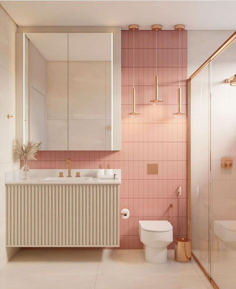 Pink Tile Bathroom Ideas, Old Money Interior Design, Pink Tile Bathroom, Old Money Interior, Peach Bathroom, Athens Apartment, Tub Design, Relaxing Bathroom, New Bathroom Ideas