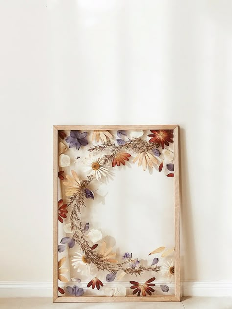 Custom A3-A2 Frames | Bonny V Wallpaper Bedroom Aesthetic, Aesthetic Bedroom Design, Design Bedroom Wall, Pressed Flowers Diy, Pressed Flowers Frame, Dried Flowers Diy, Diy Fleur, Pressed Flower Crafts, Deco Nature