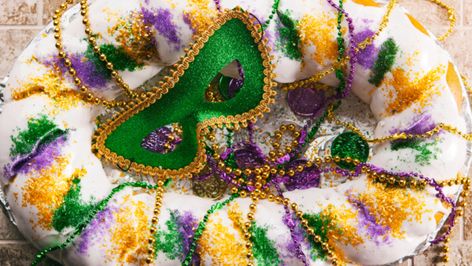 King cake is one of the best known (and certainly one of the sweetest) Mardi Gras traditions. The circular sugary pastry is baked each year as part of the Carnival season, but you may not know that the cake associated with New Orleans' biggest party has a long and storied history. Gather round for the … Continue reading "The History and Tradition of Mardi Gras King Cake + Recipes" The post The History and Tradition of Mardi Gras King Cake + Recipes appeared first on Wide Open Eats. King Cakes New Orleans, Best King Cake Recipe New Orleans, King Cake History, Traditional King Cake, New Orleans King Cake, Mardi Gras Bundt King Cake, King Cake Baby, King Cakes, King Cake Recipe