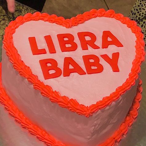 Libra Baby Cake, Libra Birthday Cake, Cakes Cute, Shaped Cakes, Libra Birthday, Funny Birthday Cakes, Heart Shaped Cakes, Baby Birthday Cakes, Fake Cake