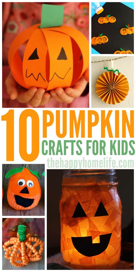 Fun Pumpkin Crafts for Kids Christian Halloween Crafts, Pumpkin Crafts For Kids, Crafts For Halloween, Fall Activities For Toddlers, Kids Craft Box, Lantern Crafts, Fall Crafts For Toddlers, Christian Halloween, Alphabet Letter Crafts