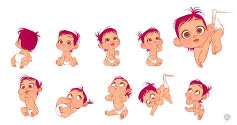 Baby Poses Reference, Baby Poses Drawing Reference, Baby Poses Drawing, Baby Character Art, Baby Character Design, Baby Drawing Ideas, Baby Drawing Reference, Cute Baby Illustration, Baby Reference