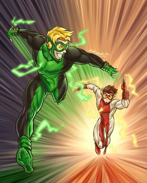 Inertia Dc, Impulse Dc, Bart Allen, Flash Family, My Own Worst Enemy, Speed Force, Pirate Art, Kid Flash, Dc Comics Artwork