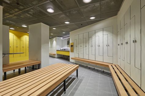 Lockers & Benching | Maxwood Washrooms Standing Shower, Shower Bench, Bench Designs, Locker Room, Data Sheets, Steel Frame, Lockers, Broadway, Bench