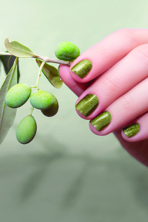 If you're a fan of green, there is nothing more stunning than "dirty martini nails." The look takes your favorite drink, which is traditionally served with one or three olives, and brings a sultry vibe to your next manicure. #nails #martininails Martini Nails, Fun Nail Colors, Manicure Nails, Dirty Martini, Good Enough, Nail Manicure, Favorite Drinks, Fun Nails, Martini