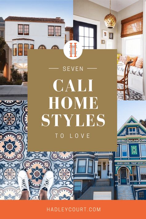 In California, you’ll find many styles of homes that are unique to the state. The key to California style homes is simple: light…in all its variations. Here are 7 California Home Styles for your interior design inspiration!  - Hadley Court - Interior Desi California Casual Home Decor, California House Aesthetic, California Style Homes, Colorful Minimalist Bedroom, 2023 Home Decor Trends, California Design Interior, Timeless Kitchens, California Home Decor, Styles Of Homes