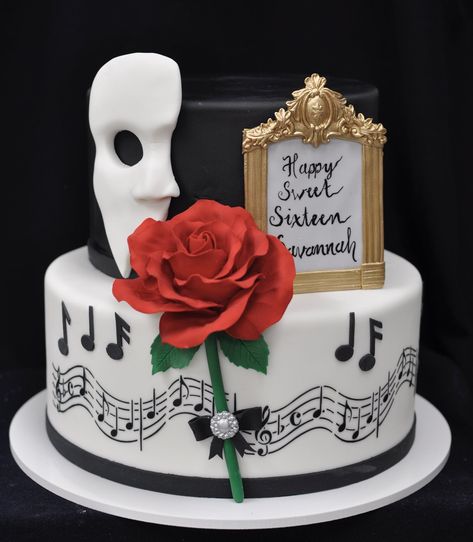 Phantom Of The Opera Sweet 16 Ideas, Phantom Of The Opera Themed Party, Phantom Of The Opera Party Theme, Phantom Of The Opera Party Ideas, Phantom Of The Opera Birthday Party, Phantom Of The Opera Cake Ideas, Phantom Of The Opera Cupcakes, Phantom Of The Opera Nails, Phantom Of The Opera Party