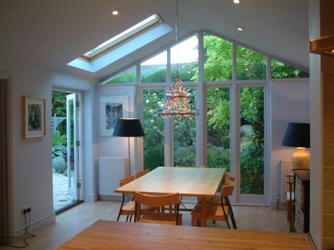 Conservatory Kitchen Ideas, Small Extension, Orangery Extension, Bungalow Extensions, Conservatory Kitchen, Garden Room Extensions, Room Extensions, Roof Extension, Glass Extension