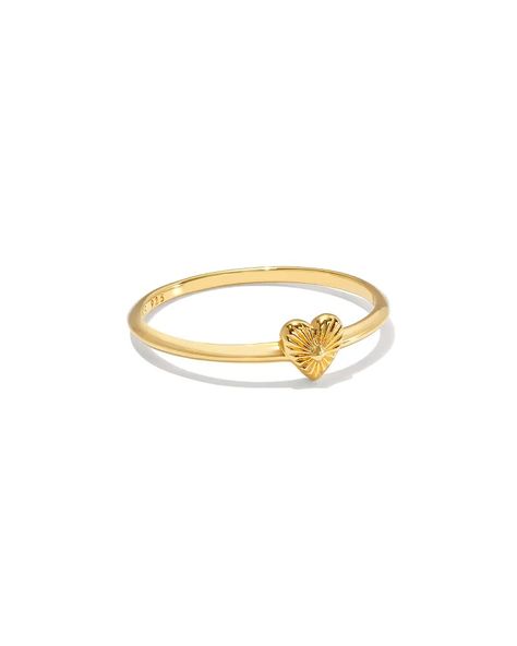 Maia Heartburst Band Ring in 18k Gold Vermeil | Kendra Scott Gold Rings Kendra Scott, Kendra Scott Ring Gold, Cute Rings For Teens, Pretty Stacks, Kendra Scott Ring, Xmas Wishlist, 2024 Wishlist, Rings Accessories, Xmas List