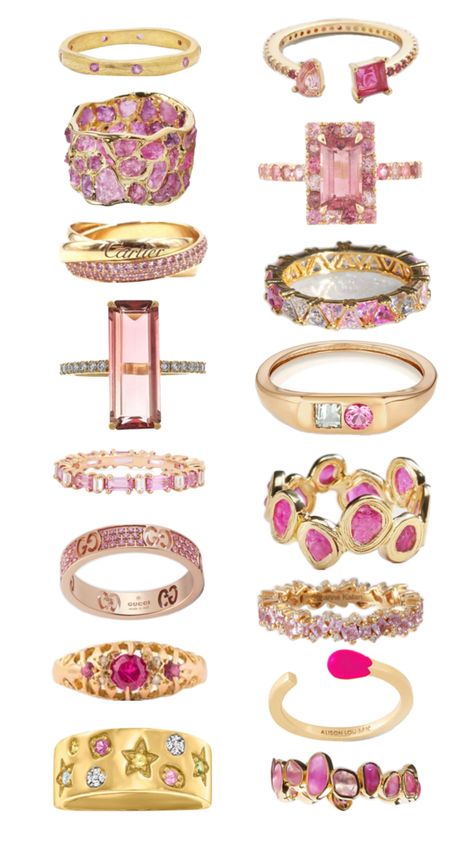 pink & gold ring aesthetic Gold Ring Aesthetic, Pink Gold Ring, Ring Aesthetic, Dope Jewelry Accessories, Jewelry Accessories Ideas, Dope Jewelry, Jewelry Fashion Trends, Classy Jewelry, Jewelry Essentials