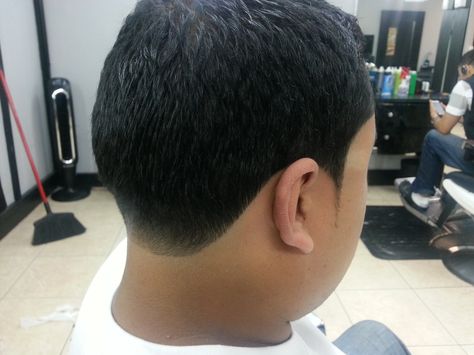 Edge up with a light tapered neck and pointy sideburns. Hair Cuts