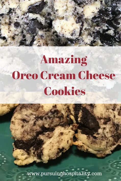 Cheesecake Cookies Recipes, Oreo Cheesecake Cookies, Oreo Cookie Recipes, Oreo Cream, Soft Cookies, Holiday Cookie Exchange, Cookie Videos, Community Living, Cheese Cookies