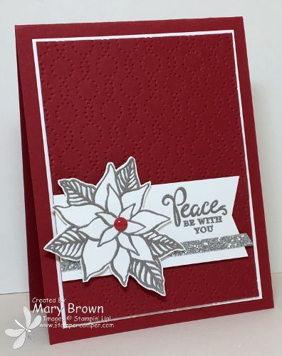 Poinsettia Cards, Fun Christmas Cards, Simple Christmas Cards, Christmas Card Inspiration, Stampin Up Christmas Cards, Christmas Poinsettia, Stampin Up Christmas, Christmas Flowers, Su Cards