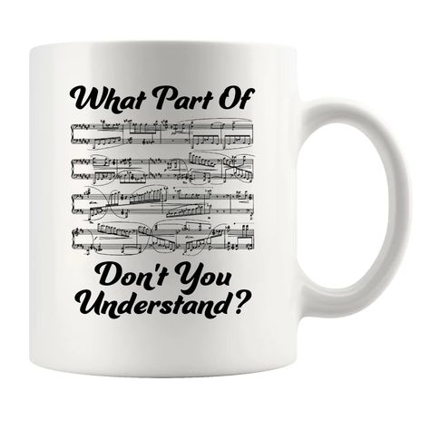 PRICES MAY VARY. A Perfect Companion In Every Music Class: The perfect mug for music teachers who have mastered the art of explaining, but still encounter some puzzling moments. This hilarious mug is a playful nod to those times when students seem to miss the memo. It's the perfect conversation starter and a gentle reminder to students that the music teacher's instructions are crystal clear. Whether you're sipping your morning coffee or tea, this mug will remind you of the humorous side of teach Choir Director, Musician Humor, Coffee Music, Funny Teacher Gifts, Music Teachers, Music Teacher Gifts, Music Class, Music Teacher, Choir