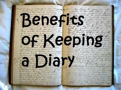 Writing In A Diary, Journal Benefits, Write A Diary, Dairy Writing, Writing In A Journal, Private Diary, Writing Diary, Old Diary, Keeping A Diary