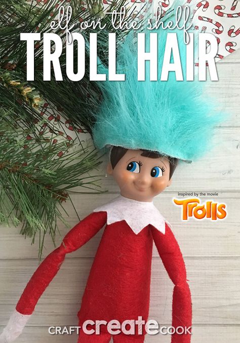 Diy Elf On The Shelf, Troll Wig, Diy Elf, Kindness Elves, Shelf Elf, Elf Names, Elf Kit, Elf Magic, Elf Activities