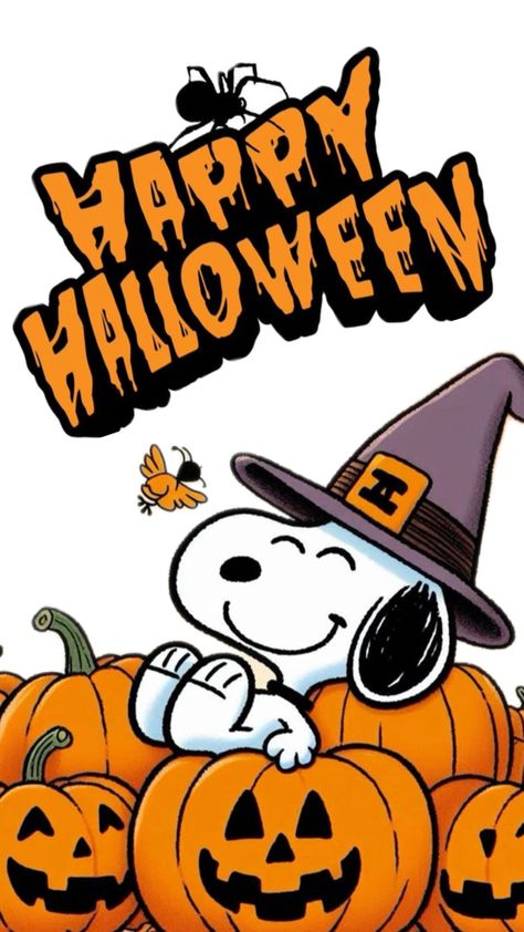 Happy Halloween Images, Happy Posters, Happy Halloween Cute, Happy Halloween Pictures, Peanuts Halloween, Snoopy Halloween, Good Morning Beautiful Quotes, Halloween Greetings, Halloween Images