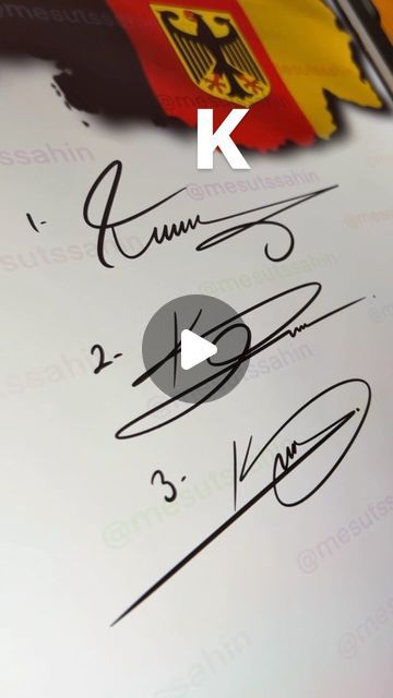 Mesut Şahin İmza Tasarımcısı on Instagram: "#K letter K signature examples…  Tag those with names with the letter K…  Contact for special order…  #imza #art #signature #tasarım #foryou fyp #letter #K#germany" K Name Signature, K Signature Ideas, K Handwriting, K Calligraphy, Signature Examples, K Signature, K Names, Art Signature, K Letter