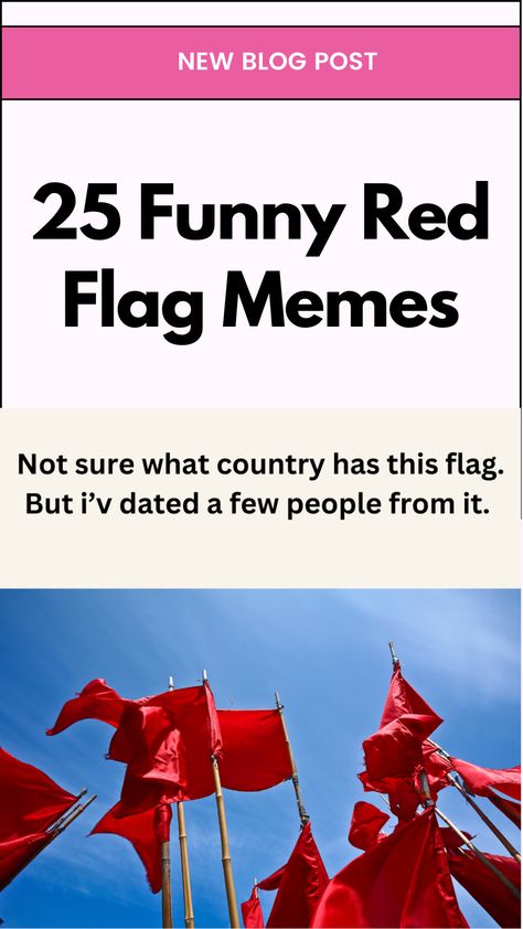 Discover the best red flags meme in relationships that will have you in stitches. Don't miss out on these hilarious signs to watch out for! #redflags #redflagsmeme #redflagsmemes #redflagsmemesinrelationships #relationshipsredflags #amiaredflag #whatismyredflag #funnymemes #funnydatingmemes #datingmemesredflags Funny Red Flag Quotes, Red Flags Humor, Red Flags In A Guy Funny, Red Flag Humor, Red Flag Quotes Funny, Red Flags In Relationships Funny, Red Flag Meme Funny, Red Flags Funny, Red Flags Quotes Funny