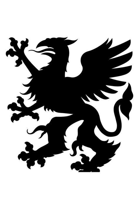 Griffin Griffin Symbol, Griffin Tattoo, Griffin Art, Heraldry Design, Discreet Tattoos, Tat Ideas, Men Shirt, Finger Tattoos, Graphic Image