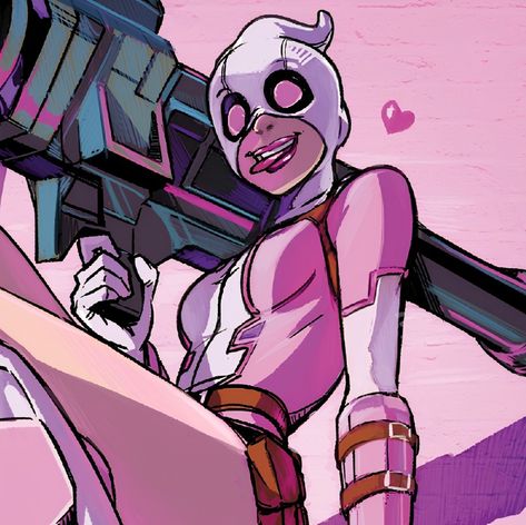 Deadpool Gwenpool, Gwenpool Icon, Gwen Pool, Uk Icon, Comic Women, Dc Icons, Ur Mom, Pink Stuff, Mcu Marvel