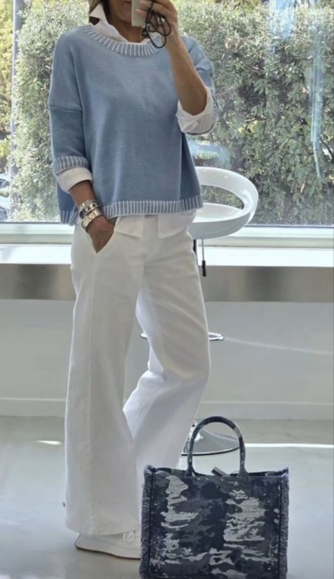 Oldmoney Outfit Woman Spring, White Belts Women Outfit, How To Dress Up An Outfit, Loft Work Outfit, Drama Outfits Style, School Meeting Outfit, Sporty Work Outfits For Women, Chic Women Outfits, Executive Outfit