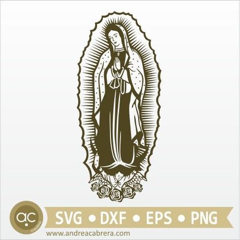 vector Virgen de Guadalupe Virgin Of Guadalupe, Virgin Mary, Vector Design, Silhouette Cameo, Darth Vader, Cricut, Vinyl, Drawings, Fictional Characters