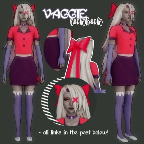 Hazbin Hotel Sims 4 Cc, Sims 4 Yandere Simulator Cc, Los Sims 4 Mods, Hex Girls, Cross Patch, Sims 4 Anime, Sims 4 Mm Cc, Sims 4 Gameplay, Sims 4 Characters