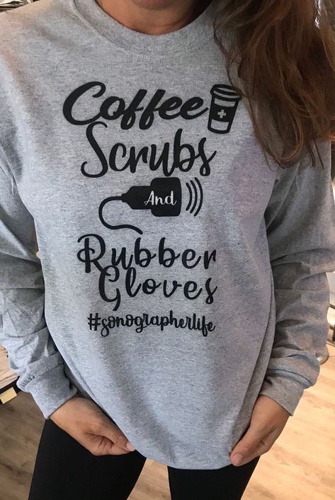 Cardiac Sonography, Coffee Scrubs And Rubber Gloves, Sonography Student, Ultrasound Sonography, Diagnostic Medical Sonography, Ultrasound Technician, Coffee Scrubs, Ultrasound Tech, Surgical Tech