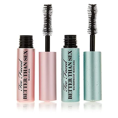 Mascara Too Faced, Travel Size Makeup, Maybelline Makeup, Travel Size Beauty Products, Best Mascara, Mini Makeup, Eye Mascara, Volume Mascara, Waterproof Mascara