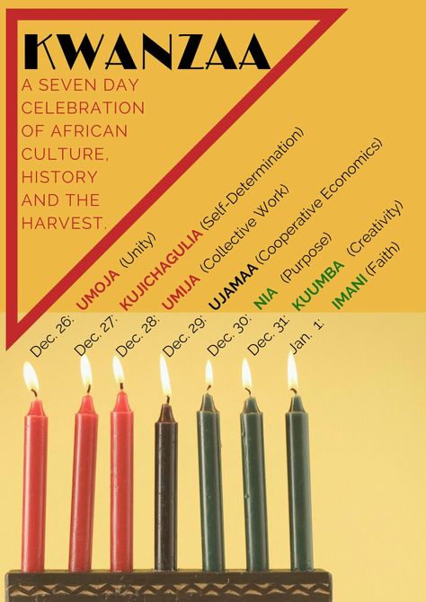 Happy Kwanzaa Kwanzaa Colors, 7 Principles Of Kwanzaa, Principles Of Kwanzaa, Days Of Kwanzaa, Kwanzaa Activities, Kwanzaa Principles, Kwanzaa Gifts, Proverbs 17, Post Secondary Education