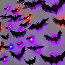 Halloween Wall Decorations, Wall Decor Paper, Party Bedroom, Bat Wall, Bats Halloween, Wall Decor Lights, Paper Home Decor, Bat Halloween, Halloween Wall Decor