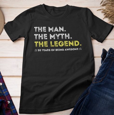 Gifts 50th Birthday Men, Fifty Birthday Ideas Turning 50 For Men, 50th Birthday Ideas For Men Turning 50, Birthday Tshirt Ideas For Men, Funny 50th Birthday Ideas, 50th Birthday Ideas For Men, 50th Birthday Shirts Men, Mens 50th Birthday Gifts, Funny 50th Birthday Shirts