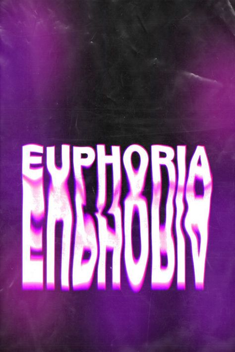 Aesthetic Euphoria Wallpaper, Aesthetic Quotes Poster, Vintage Iphone Wallpaper Aesthetic, Euphoria Wallpaper Aesthetic, Wall Poster Ideas, Holographic Wallpaper, Euphoria Design, Euphoria Wallpaper, Holographic Texture