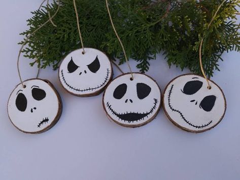 Pumpkin Ornaments, Painted Ornament, Pumpkin King, Hickory Wood, Wood Slice Ornament, Wood Christmas Ornaments, Painted Ornaments, Halloween Ornaments, Hand Painted Ornaments