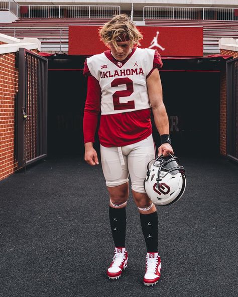 Qb Drip, Oklahoma State Football, College Football Uniforms, Mask Guy, Oklahoma Football, Penn State Football, Boomer Sooner, Football Uniforms, Student Athlete