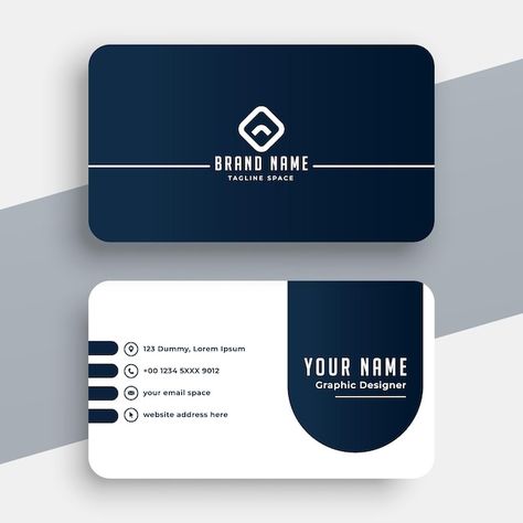 Business Card Presentation, Visiting Card Templates, Card Design Template, Logo Presentation, Professional Business Cards Templates, Professional Business Card, Presentation Cards, Presentation Folder, Visiting Card