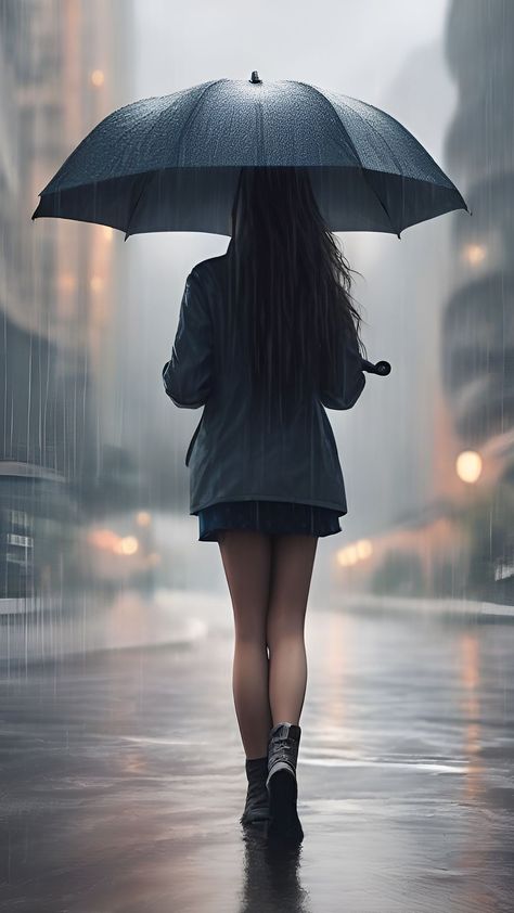 Wallpapers Girl, Girl In Rain, Neon Girl, Girl Iphone Wallpaper, Girl God, Iphone Style, Muslimah Aesthetic, Macbook Wallpaper, Rain Photography