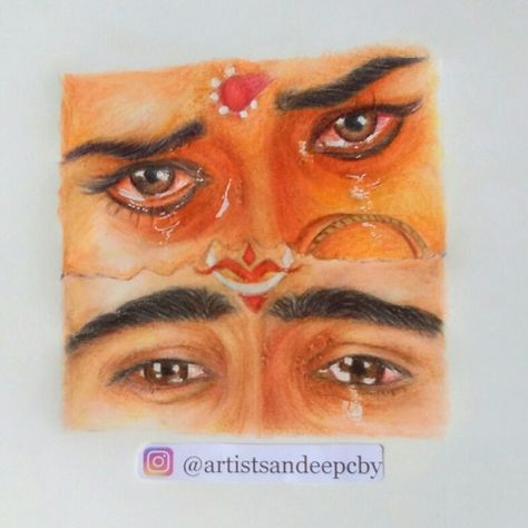 Arjun And Draupadi Arjuna And Draupadi, Draupadi Sketch, Draupadi Painting, Draupadi Drawing, Arjun And Draupadi, Mahabharat Drawing, Buddha Art Drawing, Sumedh Mudgalkar, Eye Drawing Tutorials