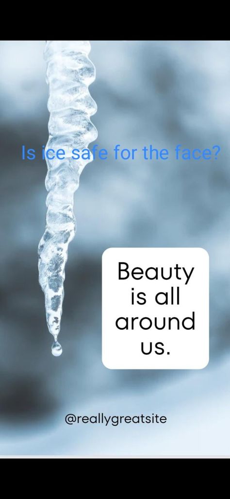 Ice is good for your face but you need to follow certain steps when applying it. Ice can help your skin glow instantly, reduce puffiness around your eyes and soothe acne. Apply ice on these areas by putting it in a small washcloth or handkerchief and massaging in small circular motions on the skin. Do not leave the ice on for more than a minute. How Often Should I Ice My Face, Ice On Skin Benefits, What Does Ice Do To Your Skin, Benefits Of Ice Water On Face, Applying Ice On Face, Skin Glow, The Ice, Beauty Face, Healthy Tips